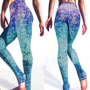 Arthletic Mermaid Ombre Full-length Leggings